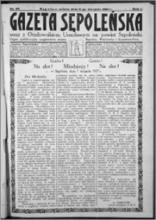 Gazeta Sępoleńska 1927, R. 1, nr 22