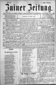 Zniner Zeitung 1895.04.06 R.8 nr 27