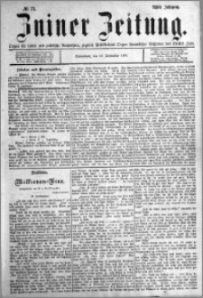 Zniner Zeitung 1895.09.14 R.8 nr 71