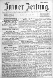 Zniner Zeitung 1895.09.21 R.8 nr 73