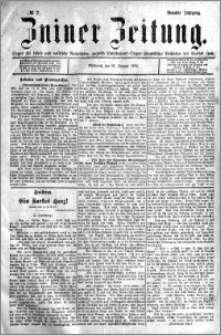 Zniner Zeitung 1896.01.22 R.9 nr 7