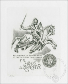 Ekslibris Massimo Finistrella III (Quaeritur ut Inveniatur et Invenitur ut Quaeratur)