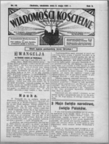 Wiadomości Kościelne : (gazeta kościelna) : dla parafij dekanatu chełmżyńskiego 1931, R. 3, nr 18