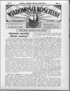 Wiadomości Kościelne : (gazeta kościelna) : dla parafij dekanatu chełmżyńskiego 1931, R. 3, nr 21