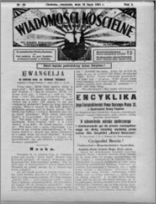 Wiadomości Kościelne : (gazeta kościelna) : dla parafij dekanatu chełmżyńskiego 1931, R. 3, nr 29