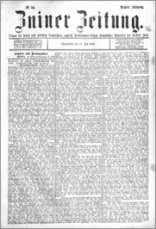 Zniner Zeitung 1896.07.11 R.9 nr 54
