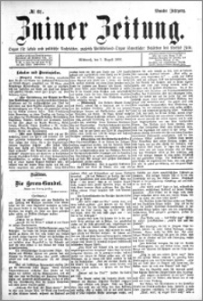 Zniner Zeitung 1896.08.05 R.9 nr 61