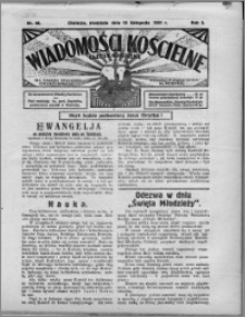 Wiadomości Kościelne : (gazeta kościelna) : dla parafij dekanatu chełmżyńskiego 1931, R. 3, nr 46