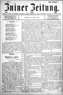 Zniner Zeitung 1898.01.01 R.11 nr 1