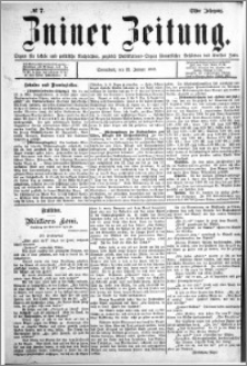 Zniner Zeitung 1898.01.22 R.11 nr 7