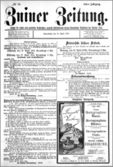 Zniner Zeitung 1898.04.16 R.11 nr 30