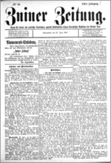 Zniner Zeitung 1898.06.25 R.11 nr 49