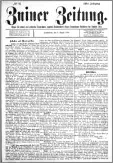 Zniner Zeitung 1898.08.06 R.11 nr 61