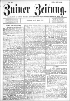 Zniner Zeitung 1898.08.13 R.11 nr 63