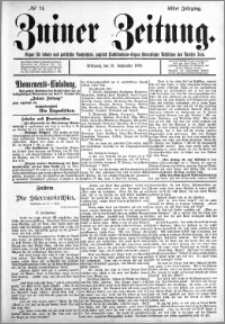Zniner Zeitung 1898.09.21 R.11 nr 74