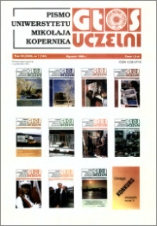 Głos Uczelni : pismo Uniwersytetu Mikołaja Kopernika R. 7=23 nr 1 (1998)