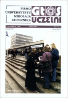 Głos Uczelni : pismo Uniwersytetu Mikołaja Kopernika R. 7=23 nr 3 (1998)