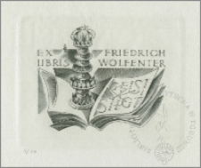 Ekslibris Friedricha Wolfentera III