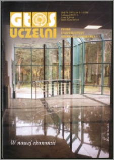 Głos Uczelni : pismo Uniwersytetu Mikołaja Kopernika R. 9=25 nr 11 (2000)