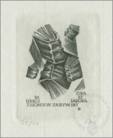 Ekslibris Zbigniewa Zarywskiego XII (Ora et labora)