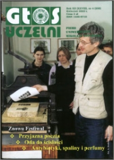 Głos Uczelni : pismo Uniwersytetu Mikołaja Kopernika R. 12=28 nr 4 (2003)