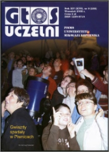 Głos Uczelni : pismo Uniwersytetu Mikołaja Kopernika R. 14=30 nr 9 (2005)