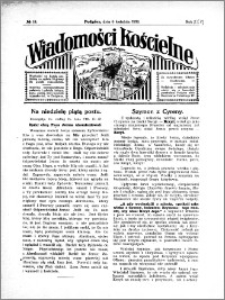 Wiadomości Kościelne : przy kościele w Podgórzu 1929-1930, R. 1, nr 19