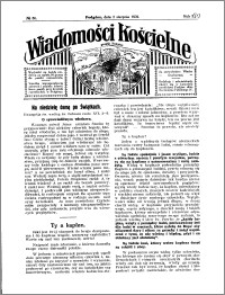 Wiadomości Kościelne : przy kościele w Podgórzu 1929-1930, R. 1, nr 36