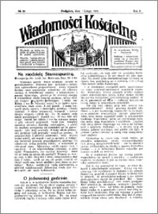 Wiadomości Kościelne : przy kościele w Podgórzu 1930-1931, R. 2, nr 10