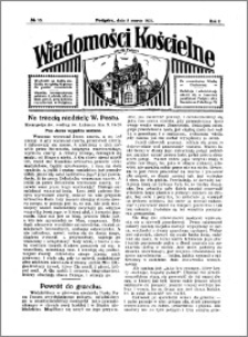 Wiadomości Kościelne : przy kościele w Podgórzu 1930-1931, R. 2, nr 15