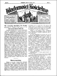 Wiadomości Kościelne : przy kościele w Podgórzu 1930-1931, R. 2, nr 16