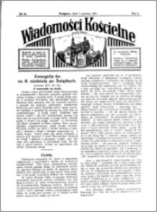 Wiadomości Kościelne : przy kościele w Podgórzu 1930-1931, R. 2, nr 28