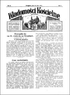 Wiadomości Kościelne : przy kościele w Podgórzu 1930-1931, R. 2, nr 35