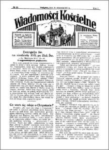 Wiadomości Kościelne : przy kościele w Podgórzu 1930-1931, R. 2, nr 43