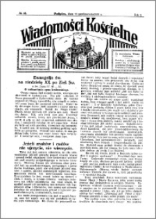 Wiadomości Kościelne : przy kościele w Podgórzu 1930-1931, R. 2, nr 46