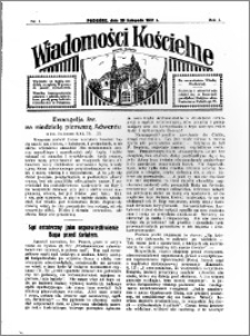 Wiadomości Kościelne : przy kościele w Podgórzu 1931-1932, R. 3, nr 1