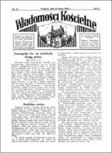 Wiadomości Kościelne : przy kościele w Podgórzu 1931-1932, R. 3, nr 13