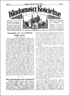 Wiadomości Kościelne : przy kościele w Podgórzu 1931-1932, R. 3, nr 16