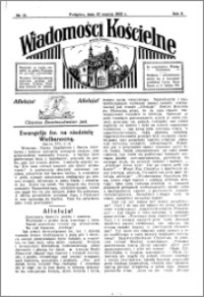 Wiadomości Kościelne : przy kościele w Podgórzu 1931-1932, R. 3, nr 18