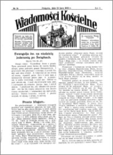 Wiadomości Kościelne : przy kościele w Podgórzu 1931-1932, R. 3, nr 36