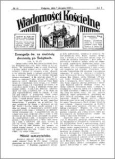 Wiadomości Kościelne : przy kościele w Podgórzu 1931-1932, R. 3, nr 37