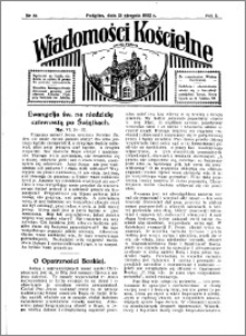 Wiadomości Kościelne : przy kościele w Podgórzu 1931-1932, R. 3, nr 39
