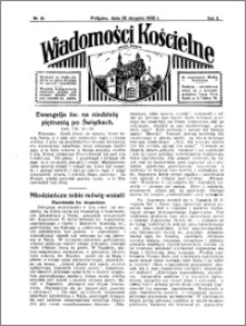 Wiadomości Kościelne : przy kościele w Podgórzu 1931-1932, R. 3, nr 40