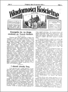 Wiadomości Kościelne : przy kościele w Podgórzu 1932-1933, R. 4, nr 8