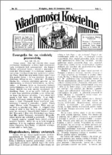 Wiadomości Kościelne : przy kościele w Podgórzu 1932-1933, R. 4, nr 22