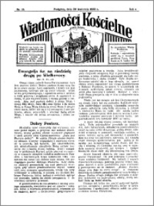 Wiadomości Kościelne : przy kościele w Podgórzu 1932-1933, R. 4, nr 23