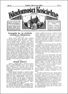 Wiadomości Kościelne : przy kościele w Podgórzu 1932-1933, R. 4, nr 25
