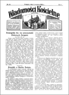Wiadomości Kościelne : przy kościele w Podgórzu 1932-1933, R. 4, nr 28