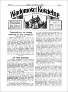 Wiadomości Kościelne : przy kościele w Podgórzu 1932-1933, R. 4, nr 35