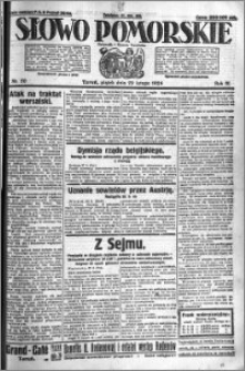 Słowo Pomorskie 1924.02.29 R.4 nr 50